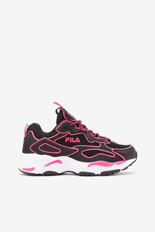 Fila Ray Tracer Neon Superge Ženske Črna / Roza / Bela | Fila532HB