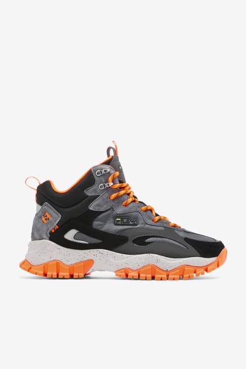 Fila Ray Tracer Tr 2 Mid Škornji Moški Črna / Oranžna | Fila168CZ