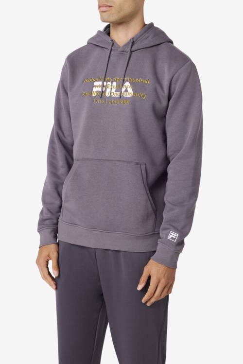 Fila Rondot Pulover s kapuco Moški Olivno Zelene | Fila618LZ