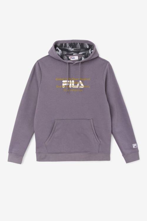 Fila Rondot Pulover s kapuco Moški Olivno Zelene | Fila618LZ