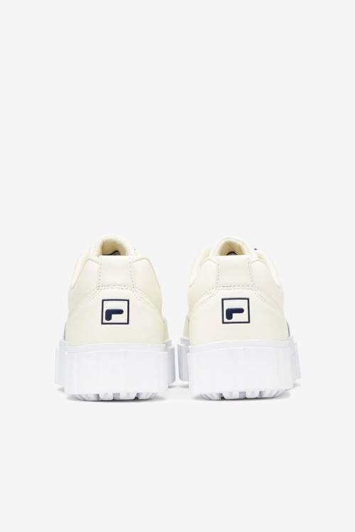 Fila Sandblast Low Satin Lace Superge Ženske Bela / Mornarica | Fila038HY