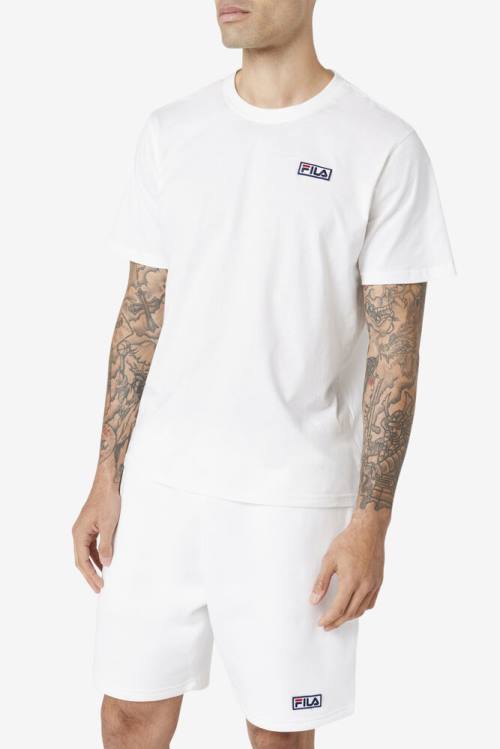 Fila Skylar Tee Majice Moški Bela | Fila249TK