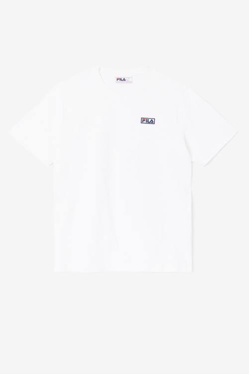 Fila Skylar Tee Majice Moški Bela | Fila249TK