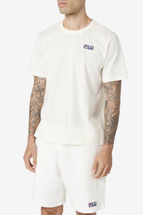 Fila Skylar Tee Majice Moški Bela | Fila702WZ