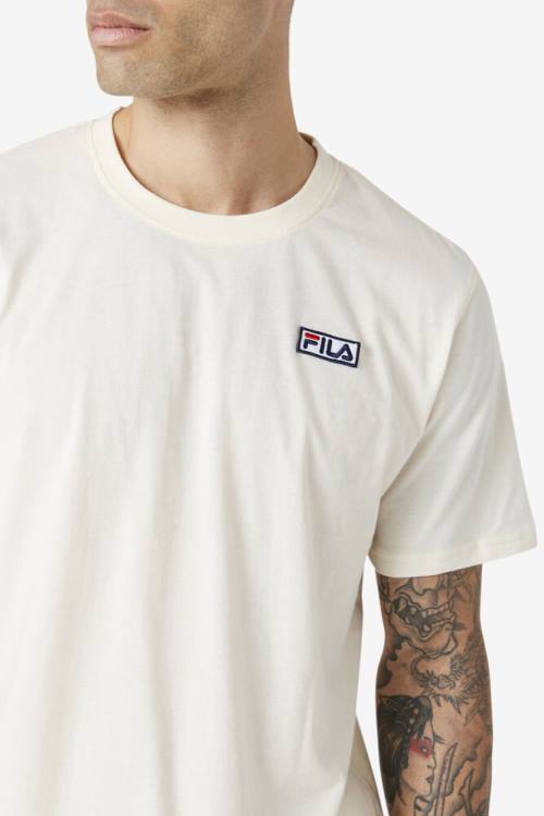 Fila Skylar Tee Majice Moški Bela | Fila702WZ