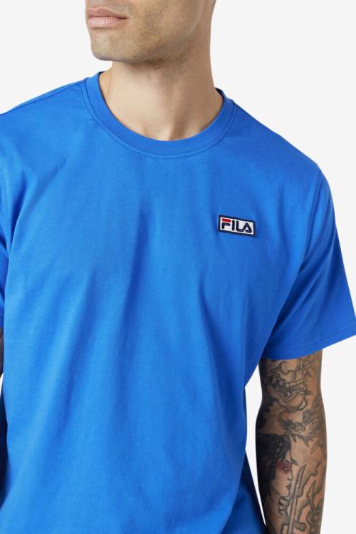 Fila Skylar Tee Majice Moški Modra | Fila492UE