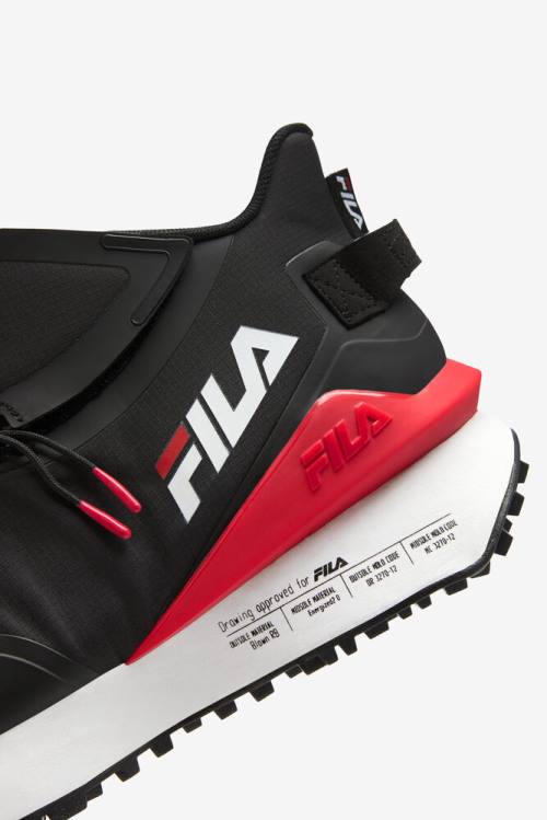 Fila Space Runner Superge Ženske Črna / Rdeča / Bela | Fila248SE