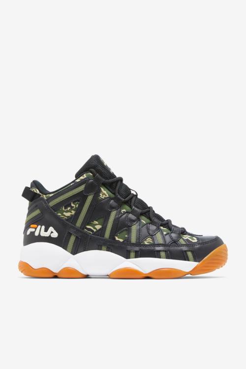 Fila Stackhouse Spaghetti Camo Superge Moški Črna / Bela | Fila897HG