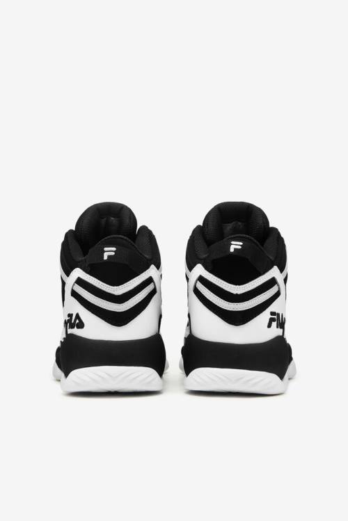 Fila Stackhouse Spaghetti Superge Moški Bela / Črna / Kovinski Srebrna | Fila734WG