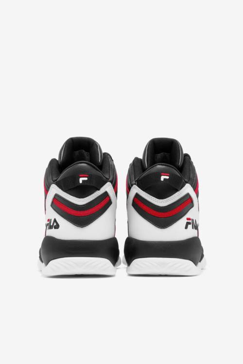 Fila Stackhouse Spaghetti Superge Moški Bela / Črna / Rdeča | Fila796XO