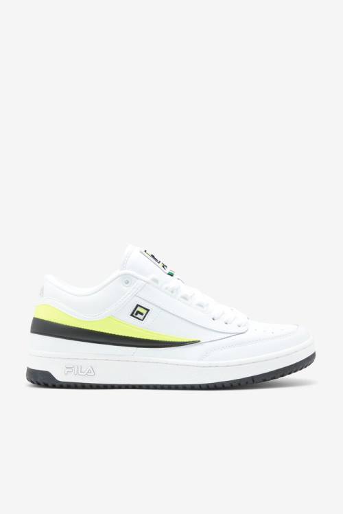 Fila T-1 Mid Superge Moški Bela / Rumena / Črna | Fila732HZ