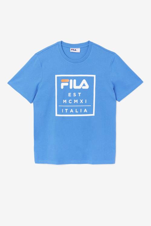 Fila Tenez Tee Majice Moški Modra | Fila493MI