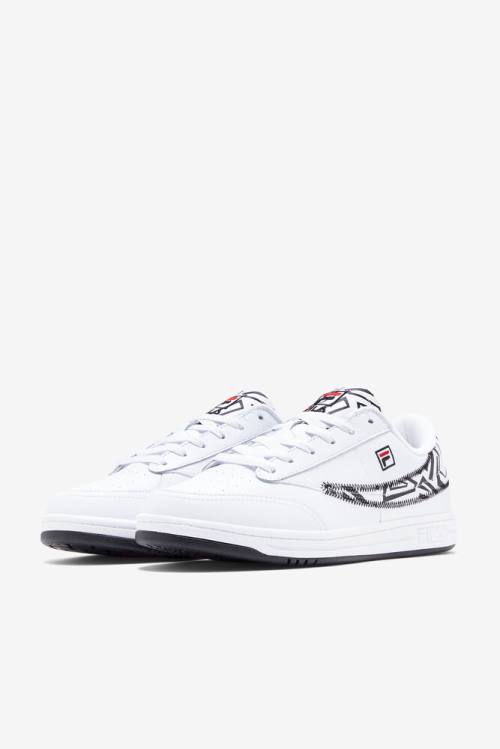 Fila Tennis 88 90s Tenis Copati Moški Bela / Črna / Rdeča | Fila893ME