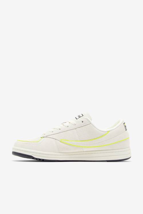 Fila Tennis 88 Premium X Msgm Tenis Copati Moški Bela / Črna / Rumena | Fila529YZ