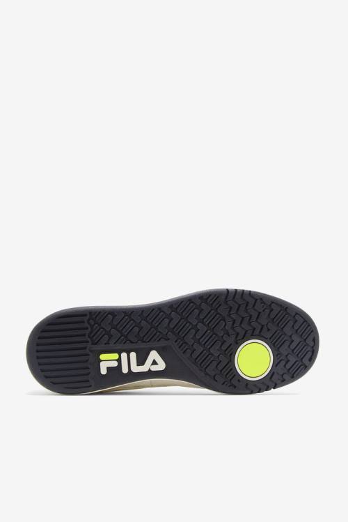 Fila Tennis 88 Premium X Msgm Tenis Copati Moški Bela / Črna / Rumena | Fila529YZ