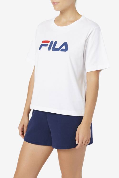 Fila Thea Tee Majice Ženske Bela | Fila065EW