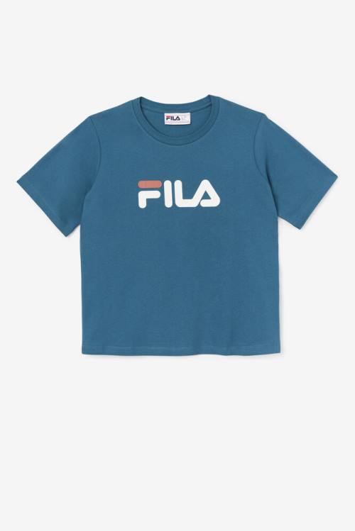 Fila Thea Tee Majice Ženske Modra Koral | Fila540KV