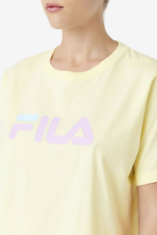 Fila Thea Tee Majice Ženske Rumena | Fila325LH