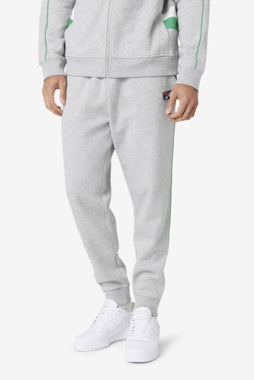 Fila Townes Jogger Hlače Moški Svetloba Siva / Bela | Fila568TG