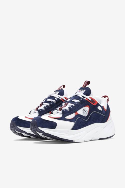 Fila Trigate X Brooks Brothers Superge Moški Bela / Mornarica / Rdeča | Fila491VQ