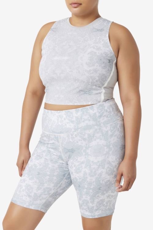 Fila Uplift Athletic Crop Tops Ženske Bela | Fila370JB