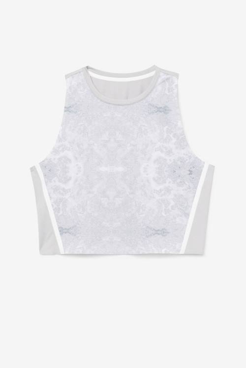 Fila Uplift Athletic Crop Tops Ženske Bela | Fila370JB