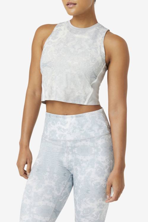 Fila Uplift Athletic Crop Tops Ženske Bela | Fila975KF