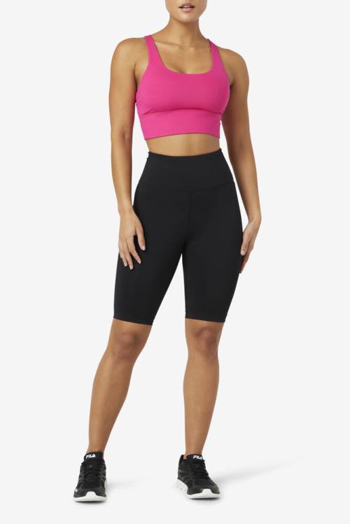 Fila Uplift Cross Back Bra Tops Ženske Svetloba Roza | Fila426VU