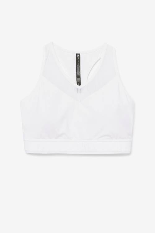 Fila Uplift Racerback Bra Tops Ženske Bela | Fila579LN