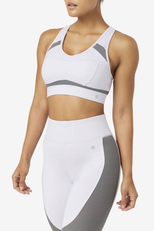 Fila Uplift Racerback Sports Bra Tops Ženske Sivke | Fila081XI