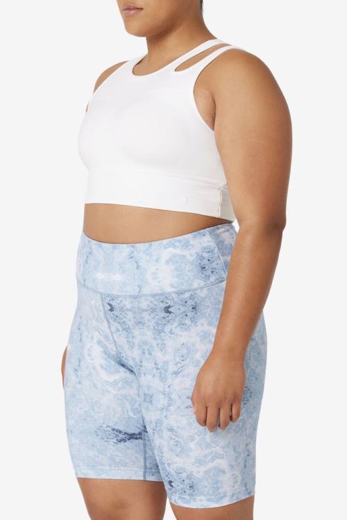 Fila Uplift Slice Crop Bra Tops Ženske Bela | Fila423FG