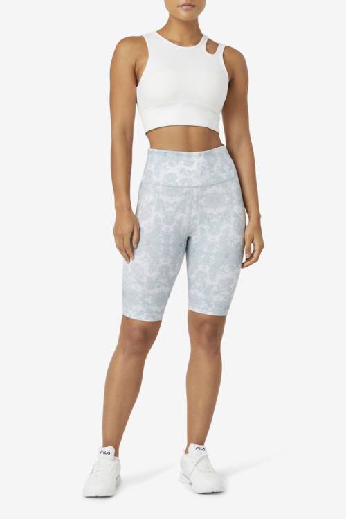 Fila Uplift Slice Crop Bra Tops Ženske Bela | Fila716NH