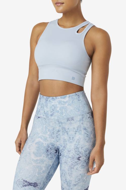 Fila Uplift Slice Crop Bra Tops Ženske Modra | Fila126TS