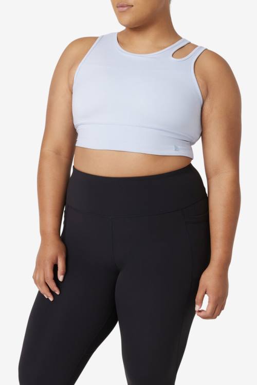 Fila Uplift Slice Crop Bra Tops Ženske Modra | Fila217RN