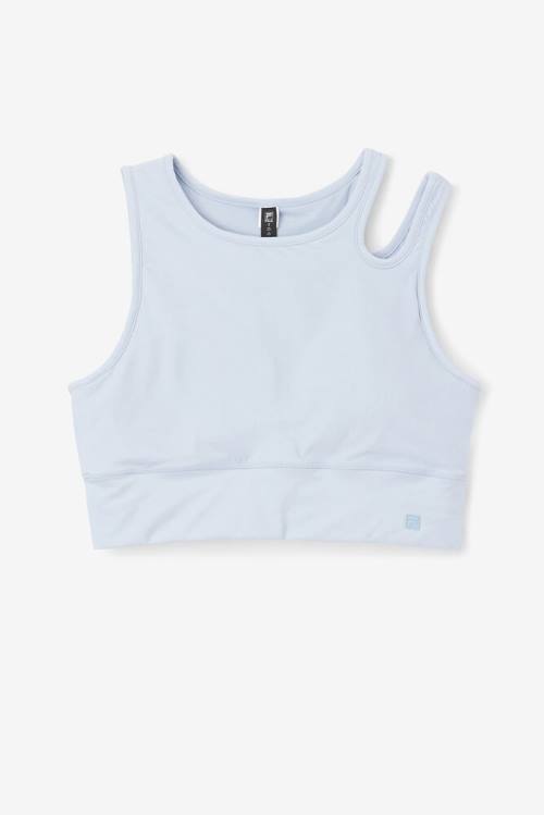 Fila Uplift Slice Crop Bra Tops Ženske Modra | Fila217RN