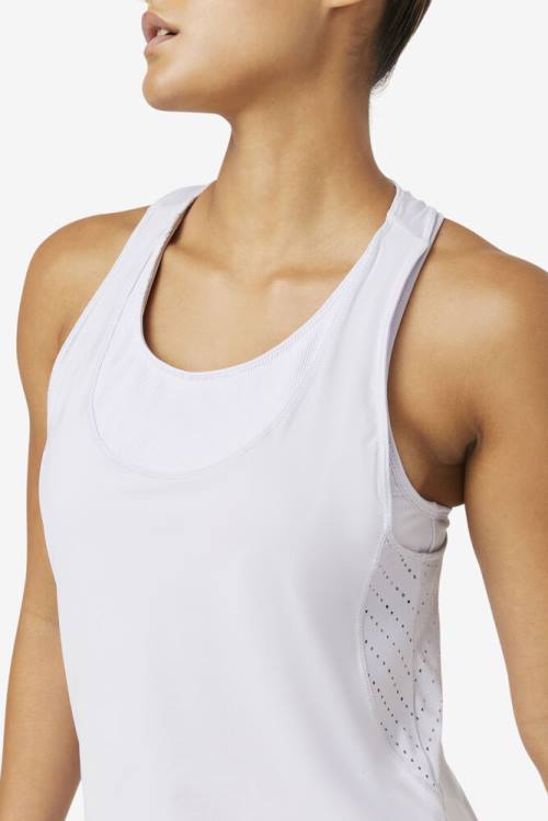 Fila Uplift Textured Racerback Tank Tops Ženske Sivke | Fila524XP