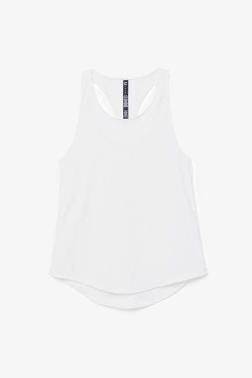 Fila Uplift Textured Racerback Tank Tops Ženske Bela | Fila720JL