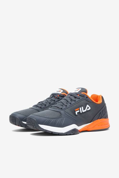 Fila Volley Zone Superge Moški Temno Siva / Bela / Oranžna | Fila563KZ