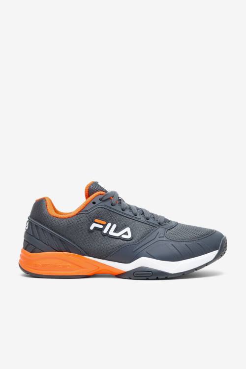 Fila Volley Zone Superge Moški Temno Siva / Bela / Oranžna | Fila563KZ