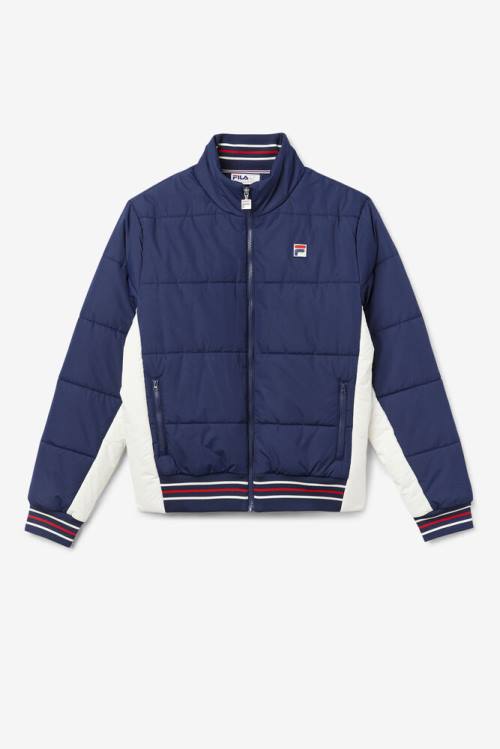 Fila Watson Puffer Jakne Moški Mornarica | Fila417UF