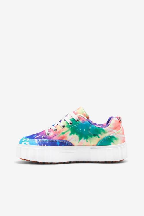 Fila Wosandblast Low Tie Dye Superge Moški Večbarvni / Bela | Fila968PW