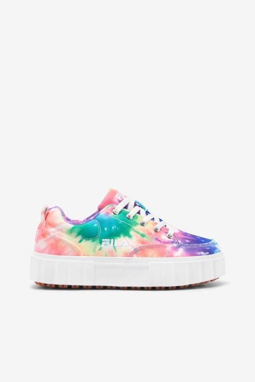 Fila Wosandblast Low Tie Dye Superge Moški Večbarvni / Bela | Fila968PW