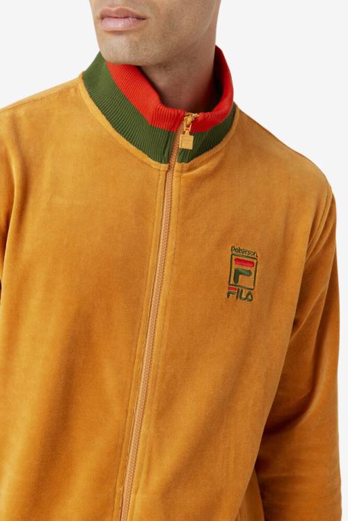 Fila X Paterson Velour Jakne Moški Oranžna | Fila670DU