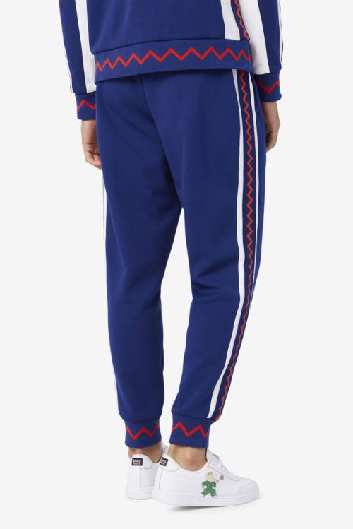 Fila X Rb Babar Evertt Jogger Hlače Ženske Modra / Bela | Fila176KR