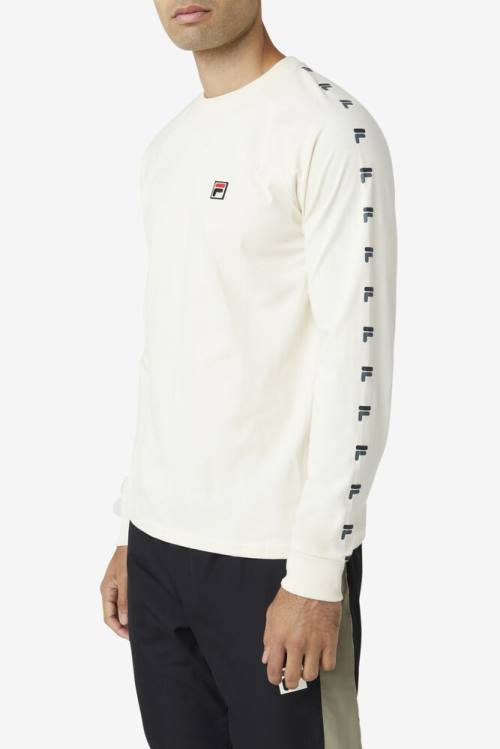 Fila Zubby Long Sleeve Tee Majice Moški Črna | Fila083PX