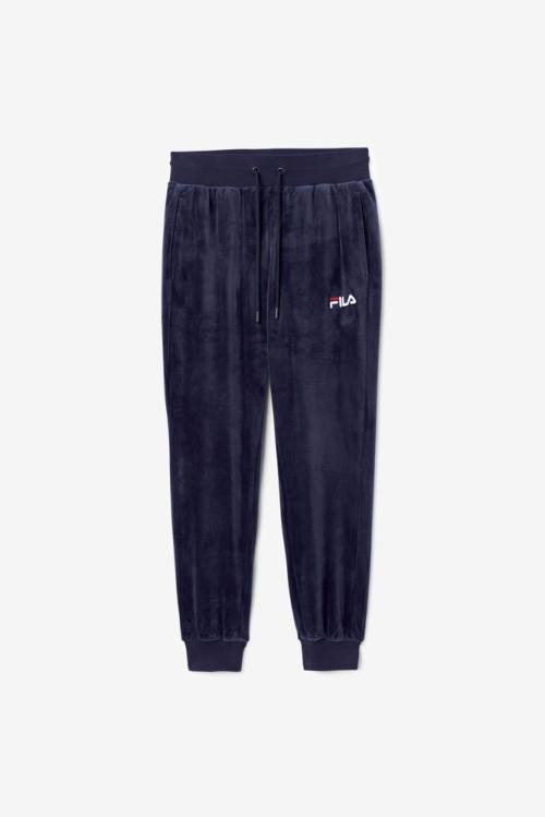 Fila Zura Velour Jogger Hlače Ženske Mornarica | Fila483XA